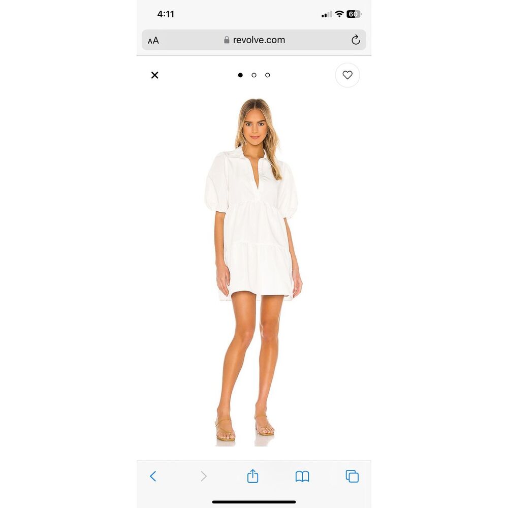 Amanda Uprichard Pierre Dress in White